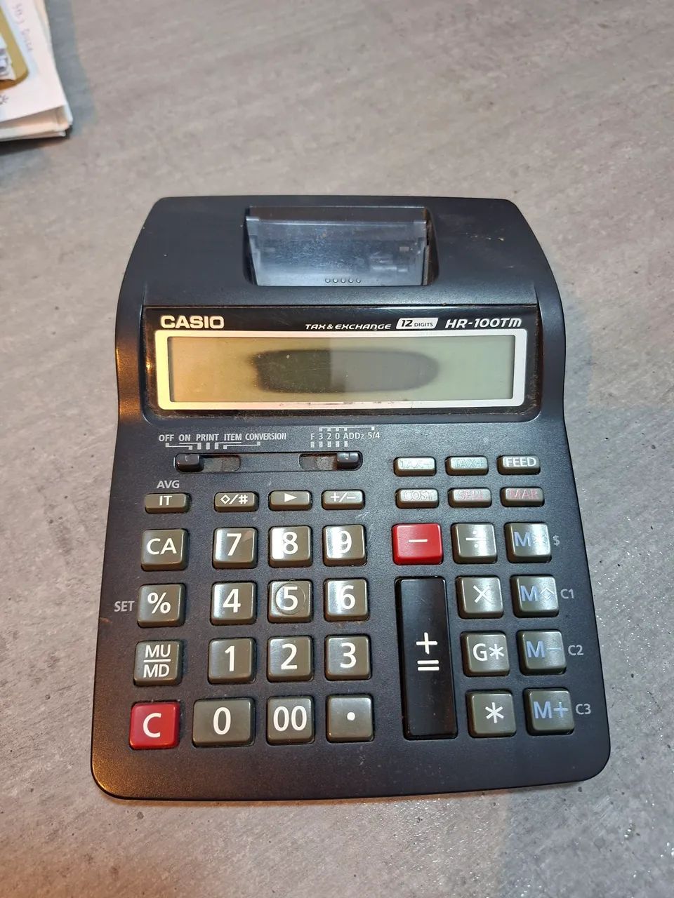 Calculadora Casio HR-100 Tm (Sem cabo de força)