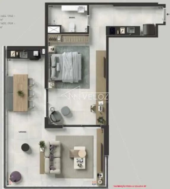 Studio - / Residencial / Ipanema