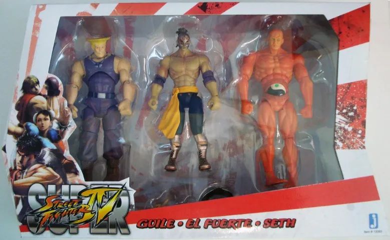 Street Fighter Triple Pack Guile-El Fuerte-Seth