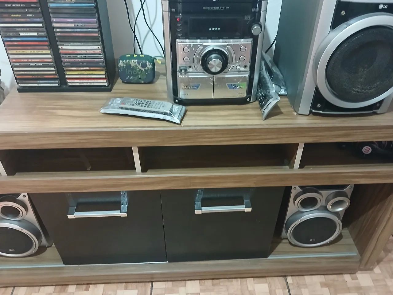 Micro system lg 350w charge system 3 caixas 