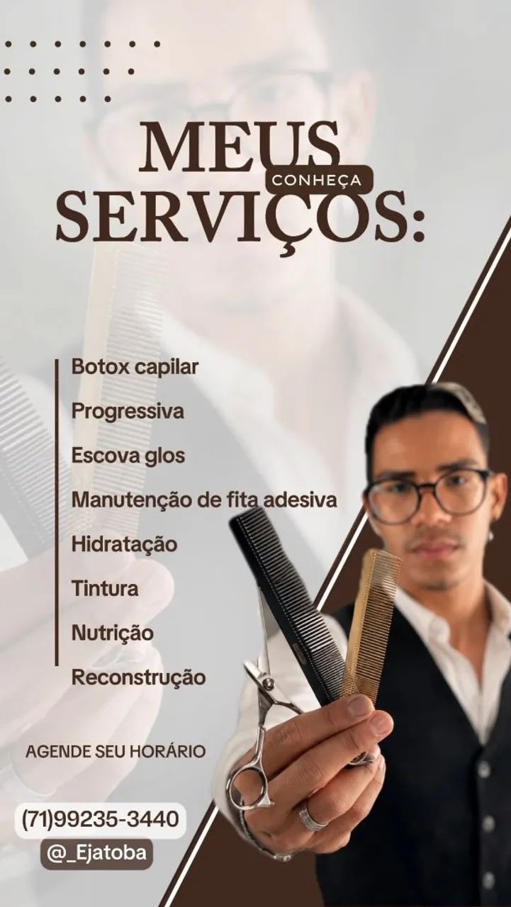 Cabeleireiro a domicílio 