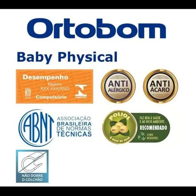 Colchão Baby Physical 70×130 para Berço Ortobom - Foto 3