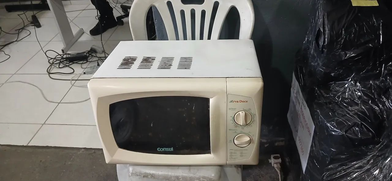 Micro-ondas parou de funcionar 