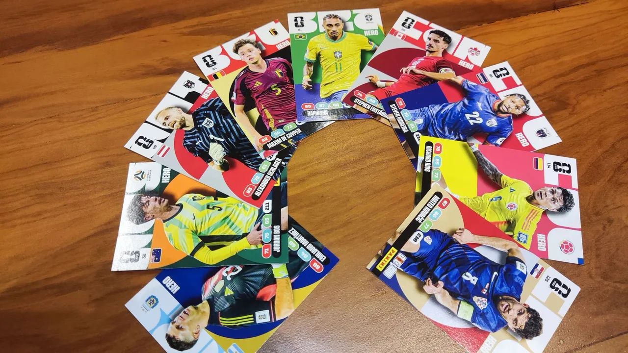 Cards Adrenalyn XL da Copa do Mundo 2026. - Foto 4