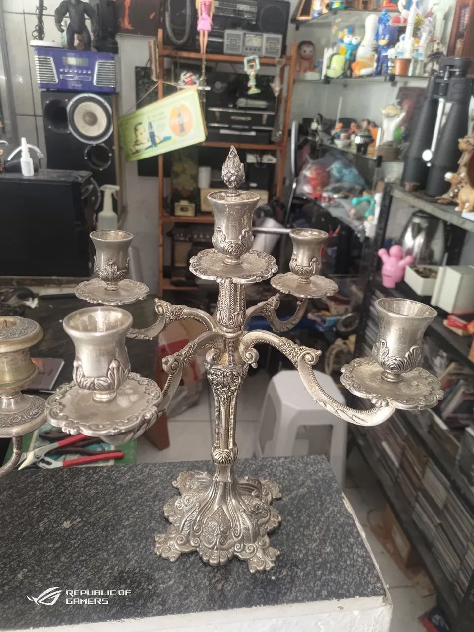 Candelabros de cinco velas - Foto 2