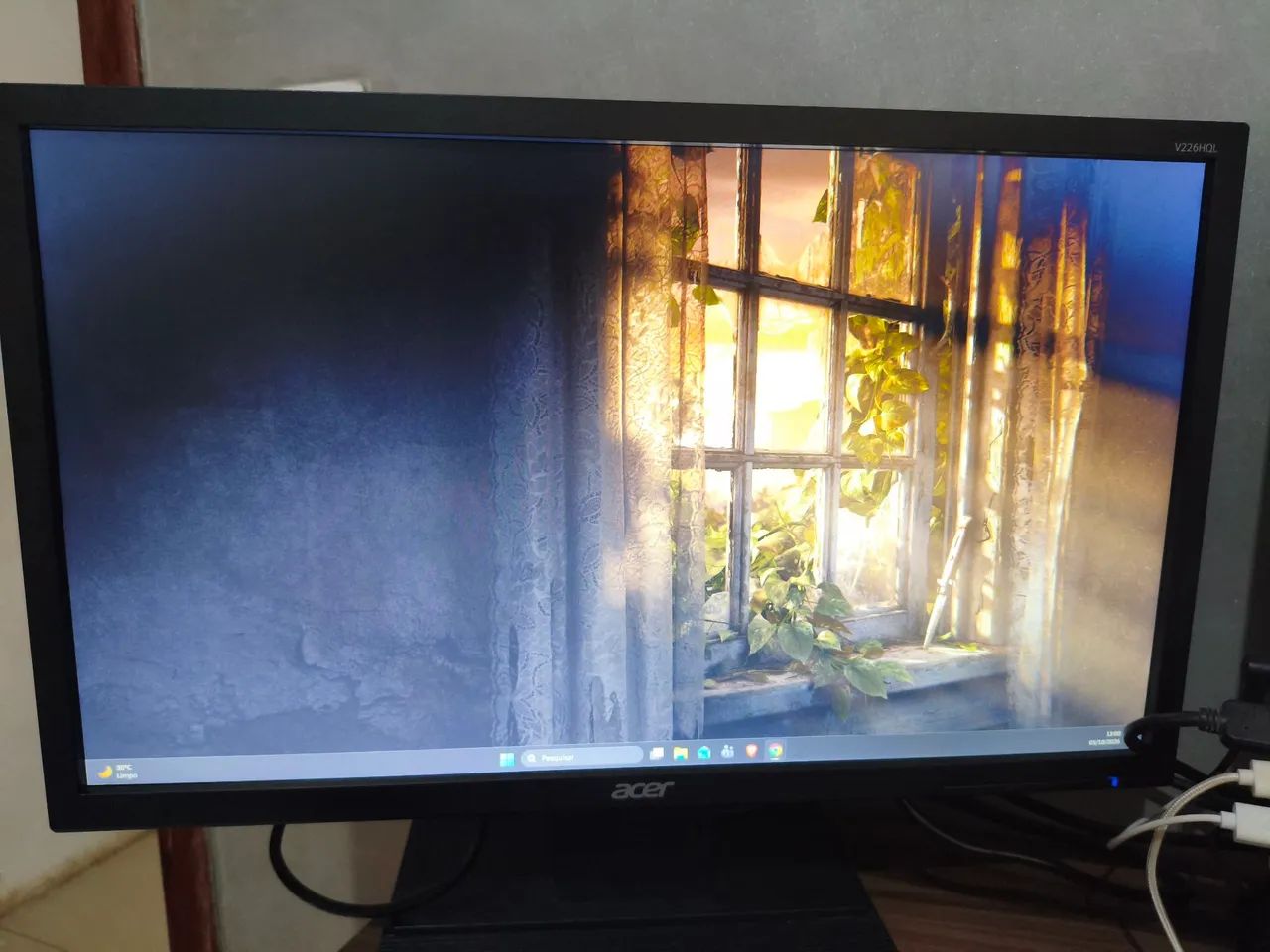 Monitor Acer V226HQL 21,5" Full HD - HDMI/VGA - Funcionando Perfeitamente - Foto 3