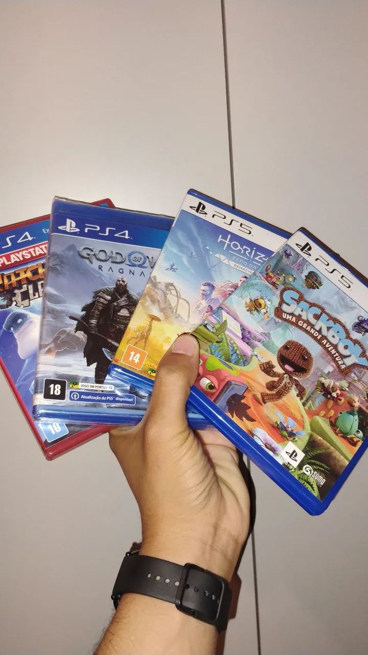 Jogos de PS5 e PS4