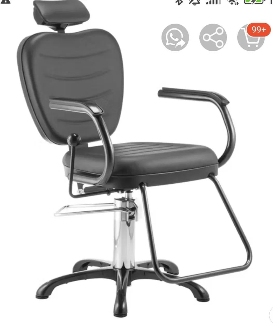 Vendo! Cadeira salão Marron! Parcelo!! - Foto 2