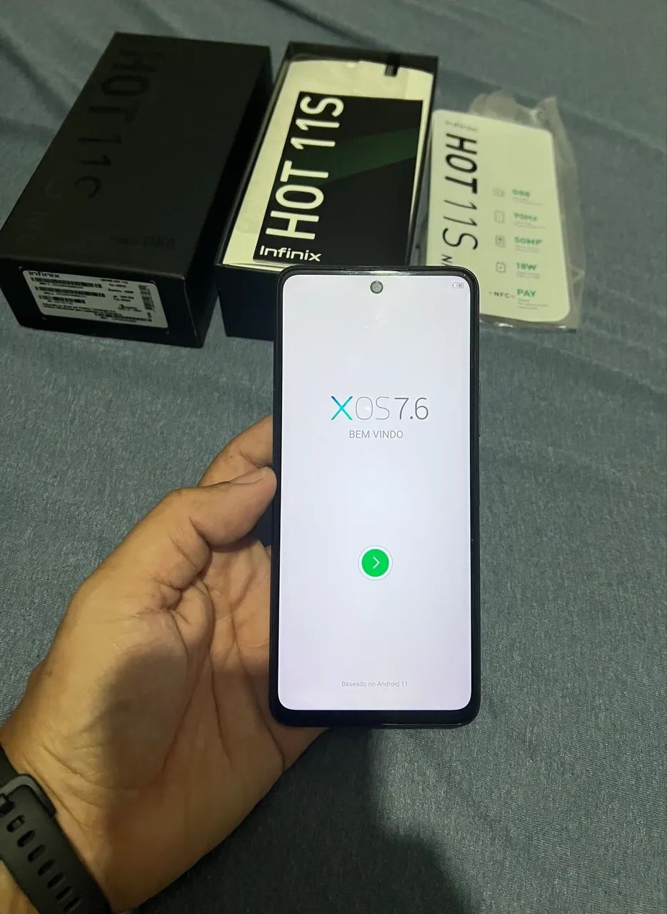 Smartphone Infinix Hot 11S 6GB RAM 128GB Câmera Tripla - Foto 2