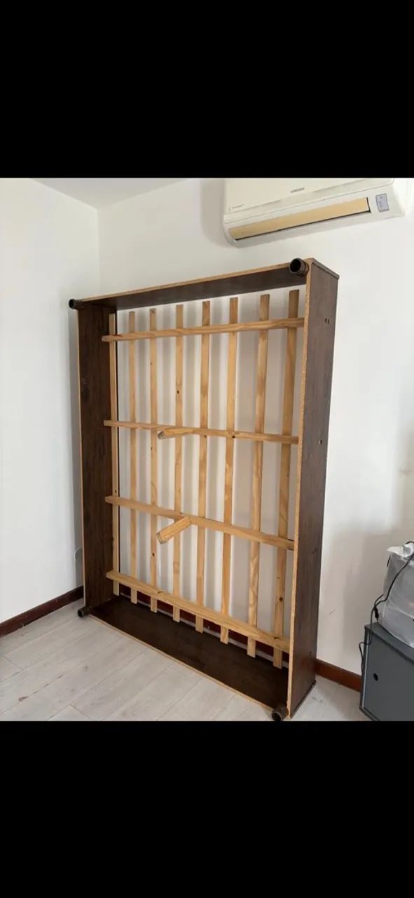 Cama casal madeira 