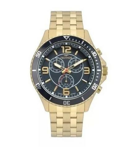 Relógio Technos Masculino Js00ao/4a Racer Dourado 50 M