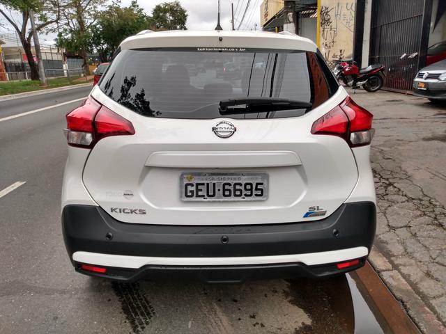Nissan Kicks SL1.6 flex 2018 completo + couro com baixo km - Foto 7