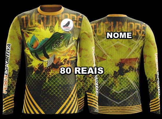 Camisa de pesca para equipe personalizada