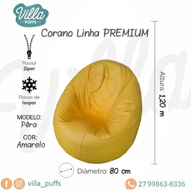 Puff pera corano para seu escritório - (Confortável) com enchimento direto da fabrica! - Foto 4
