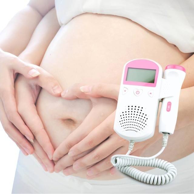 Voltar Monitor Cardíaco Fetal Sonar Doppler Fetal + Pilhas + Gel - Foto 2
