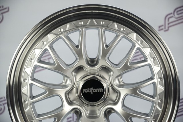 Rodas Rotiform LS-R Prata Borda Diamantada 5x112 - 19x8,5 aro 19 tala 8,5 - Foto 3
