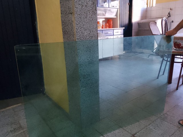 Tampa de vidro prá mesa de 4 cadeiras  - Foto 2