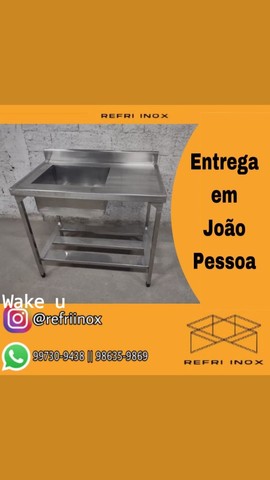 Balcão de inox pia de inox mesa Inox - Foto 2