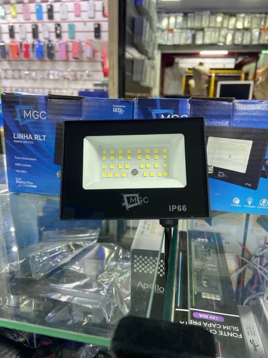 Refletor 50w 4000lumens 100-250v Elétrica 