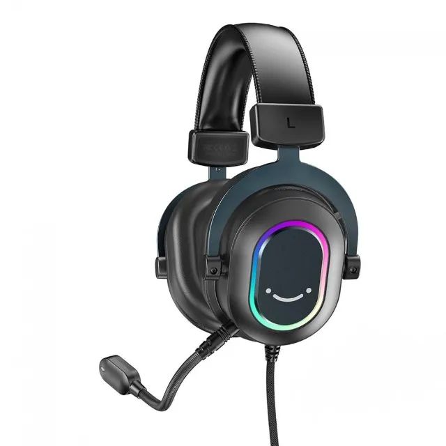 Fone Headset Fifine Ampligame H6 RGB 7.1 Surround Gamer iluminação Chroma RGB - Foto 6