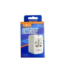 Adaptador Tomada Universal Internacional Para Viagem Inova TRA-30078