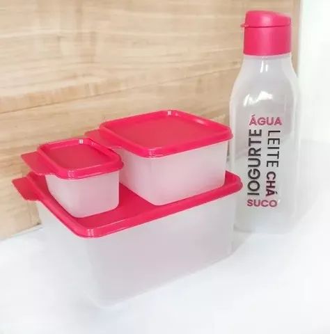 Tupperware Kit 3 Basic Line + Eco Tupper 1 Litro