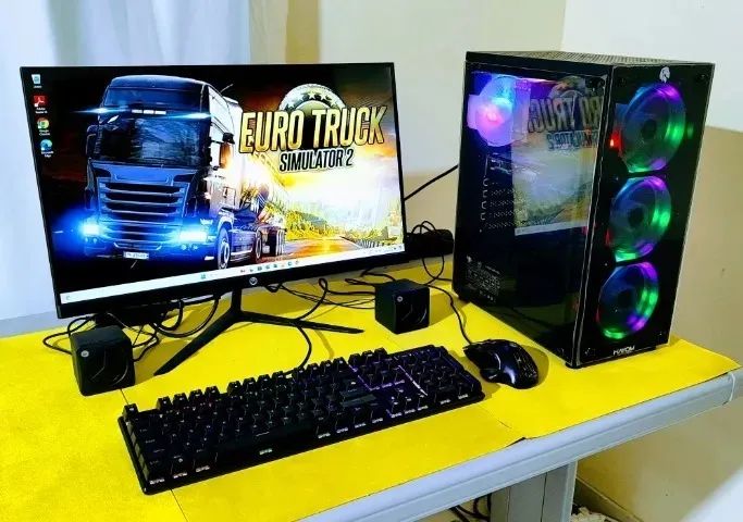 Computador Gamer Roda Tudo Novo Monitor 24pl Core i7 RX 550 1 ano de garantia - Foto 3