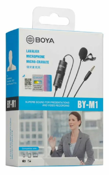 Microfone de Lapela Boya