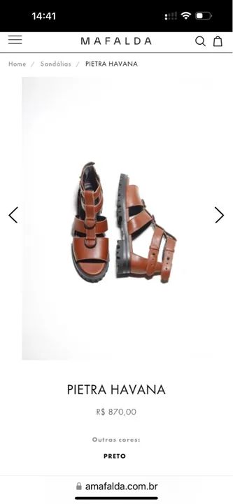 Sandália Pietra A.Mafalda Branca 36 - Foto 6