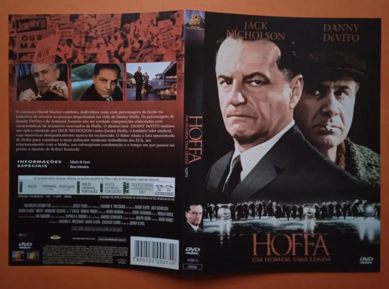 Dvd Hoffa - Um Homem Uma Lenda  - Foto 3