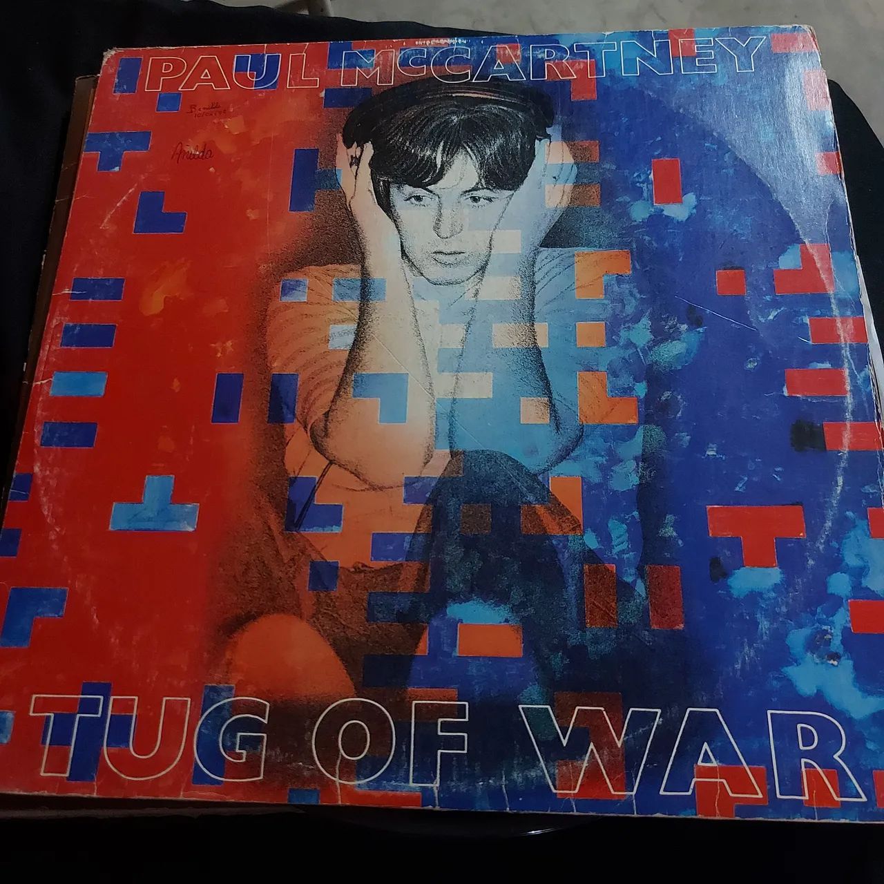 LP Paul McCartney Tug of war com encarte