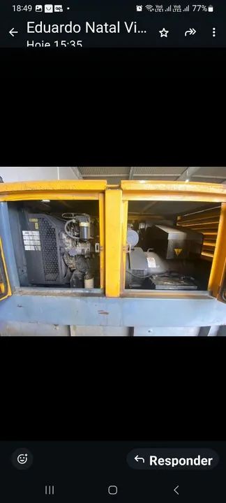 Gerador Atlas Copco -pekins 39/36.5  KVA manual 2014 - Foto 5