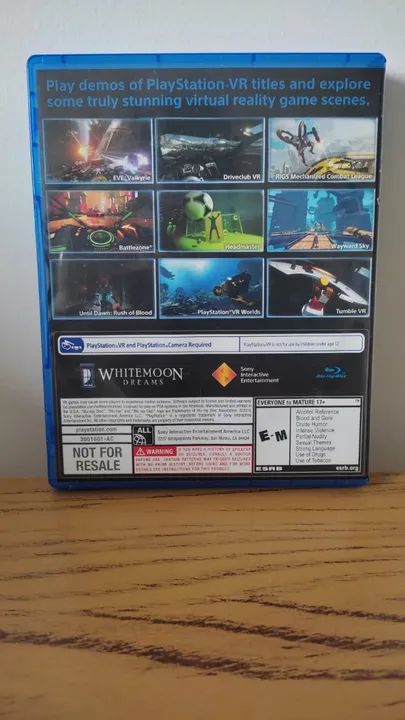 Jogo Playstation Vr Demo Disc Do Ps 4 Playstation - Foto 2