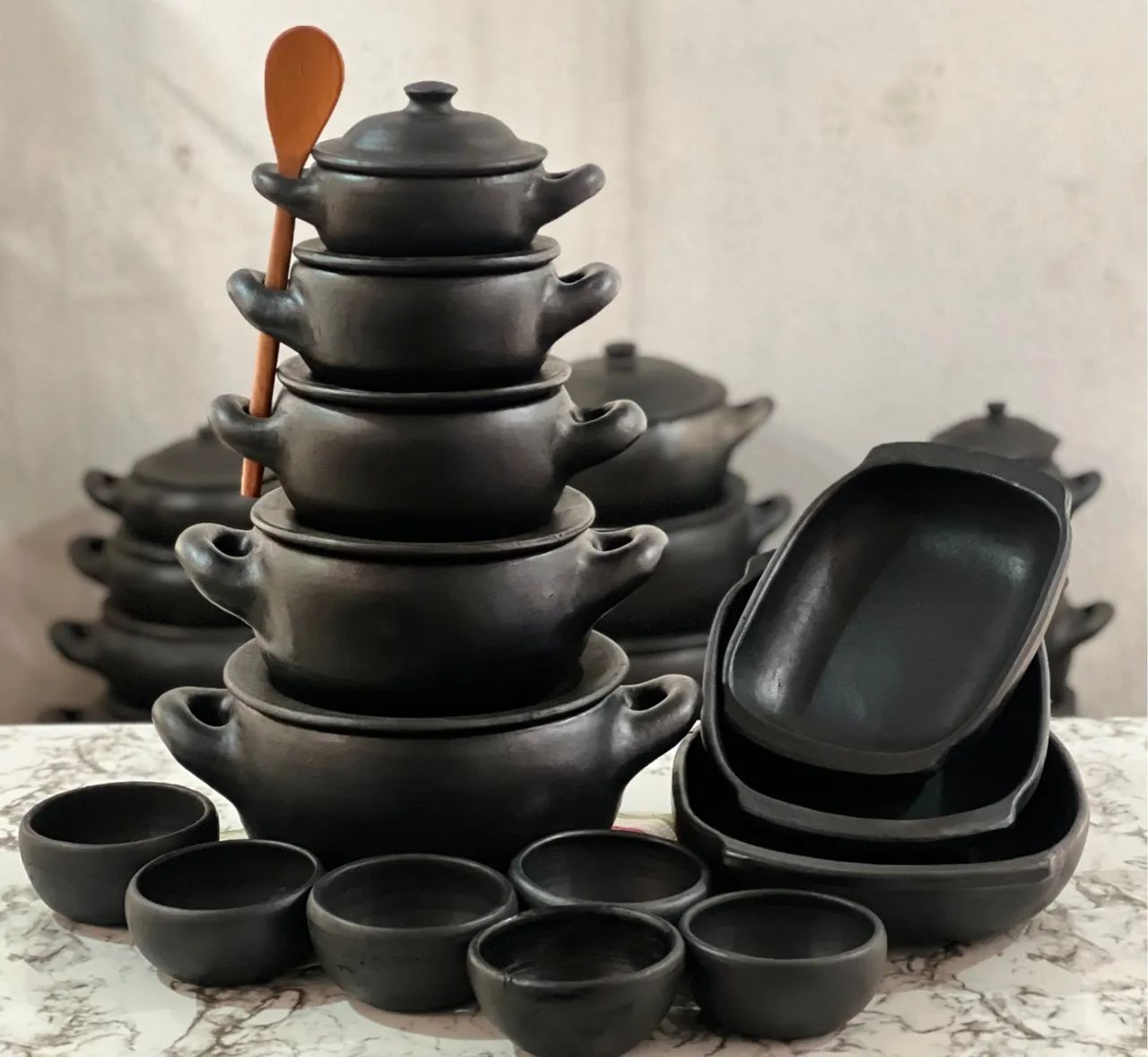 Kit de panela 5 peças promoção: 150,00 e ganhe 1 brinde 1 colher de pau - Foto 3