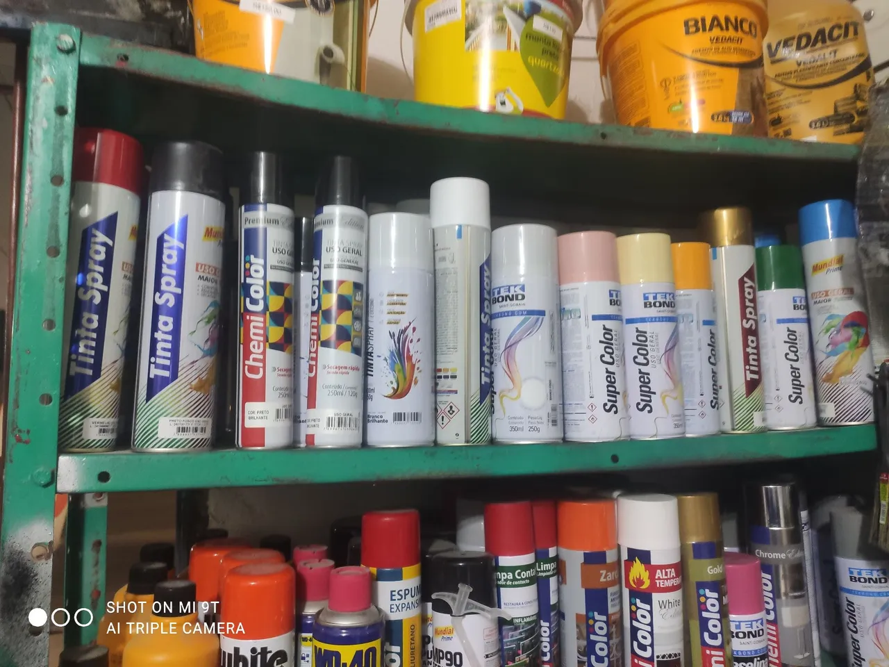 Tintas em spray a partir de 19,00