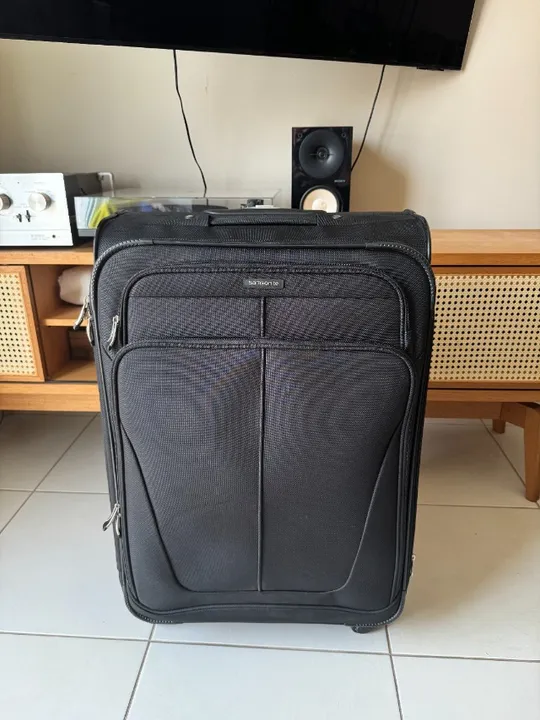 Mala Samsonite de tecido GRANDE usada