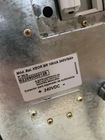Módulo de Bateria Keor BR 10 kVA Nobreak - Foto 2