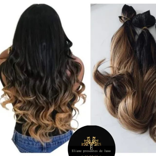 telas duplas cabelo bio humano .