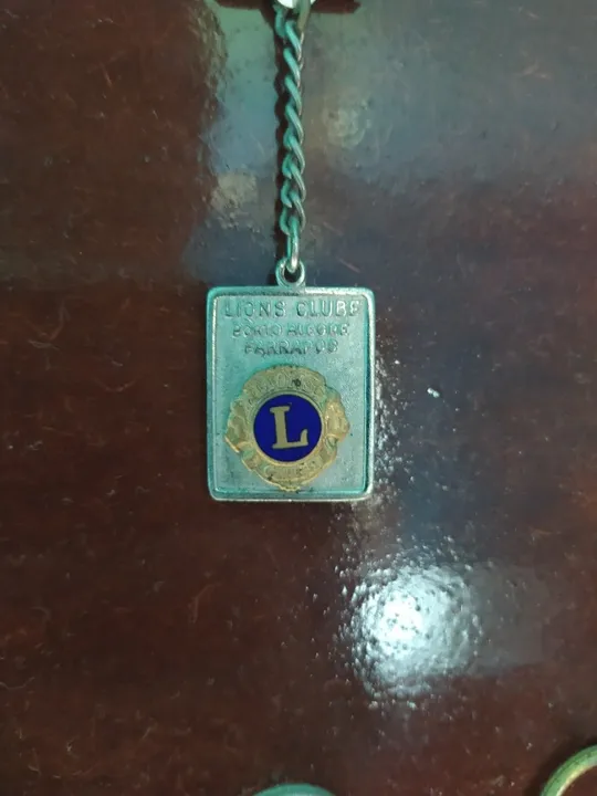 Chaveiro antigo Lions Clube Porto Alegre - RS