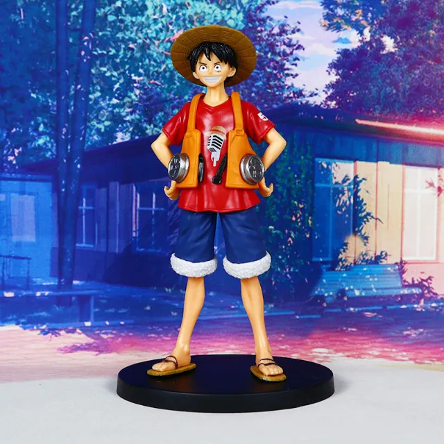 Action Figure Monkey D. Luffy do Chapéu de Palha - Boneco Figura de Ação de One Piece