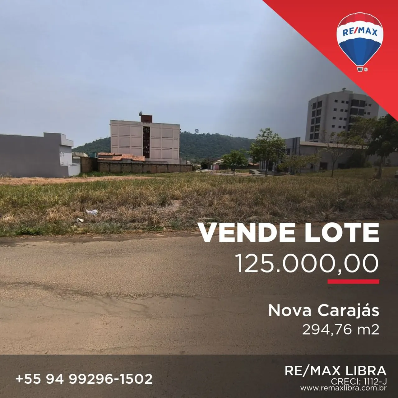 IMOBILIÁRIA RE/MAX LIBRA VENDE LOTE
