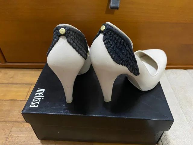 Salto Melissa Bege - Incense II - Tam. 36 - COM CAIXA