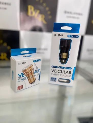 Carregador Veicular Turbo USB - ENTREGA A DOMICÍLIO 