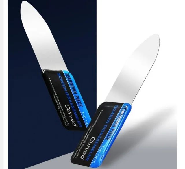 Espátula Para Abertura Lcd Curva Flexível 0,1mm Ultra Fina  Arduino Automação COD-FR55  - Foto 3