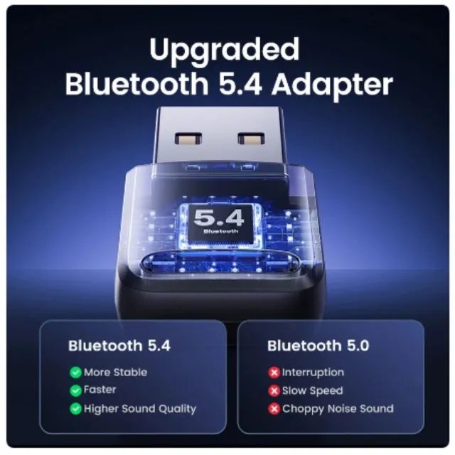 Black friday Adaptador Ugreen - Novidade do 5.4 - Requisito é W10 ou 11, Win 7 c/ Driver - Foto 4