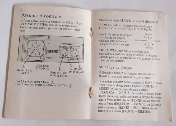 Manual Do Jogo Choplifter Master System Tec Toy - Foto 3