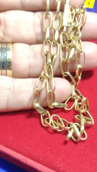 Corão Baquert Ouro 18 Kilates Peso 10.20 Gramas 5 mm Oca                                   - Foto 3