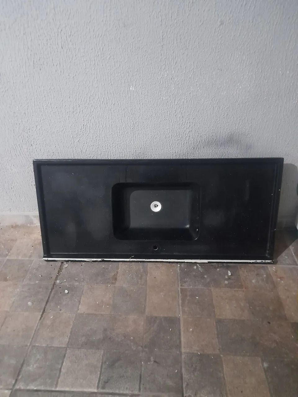 Cuba para cozinha em material sintético , 1,20 m x 0,54 cm, com mâos francesas e valvula   - Foto 3