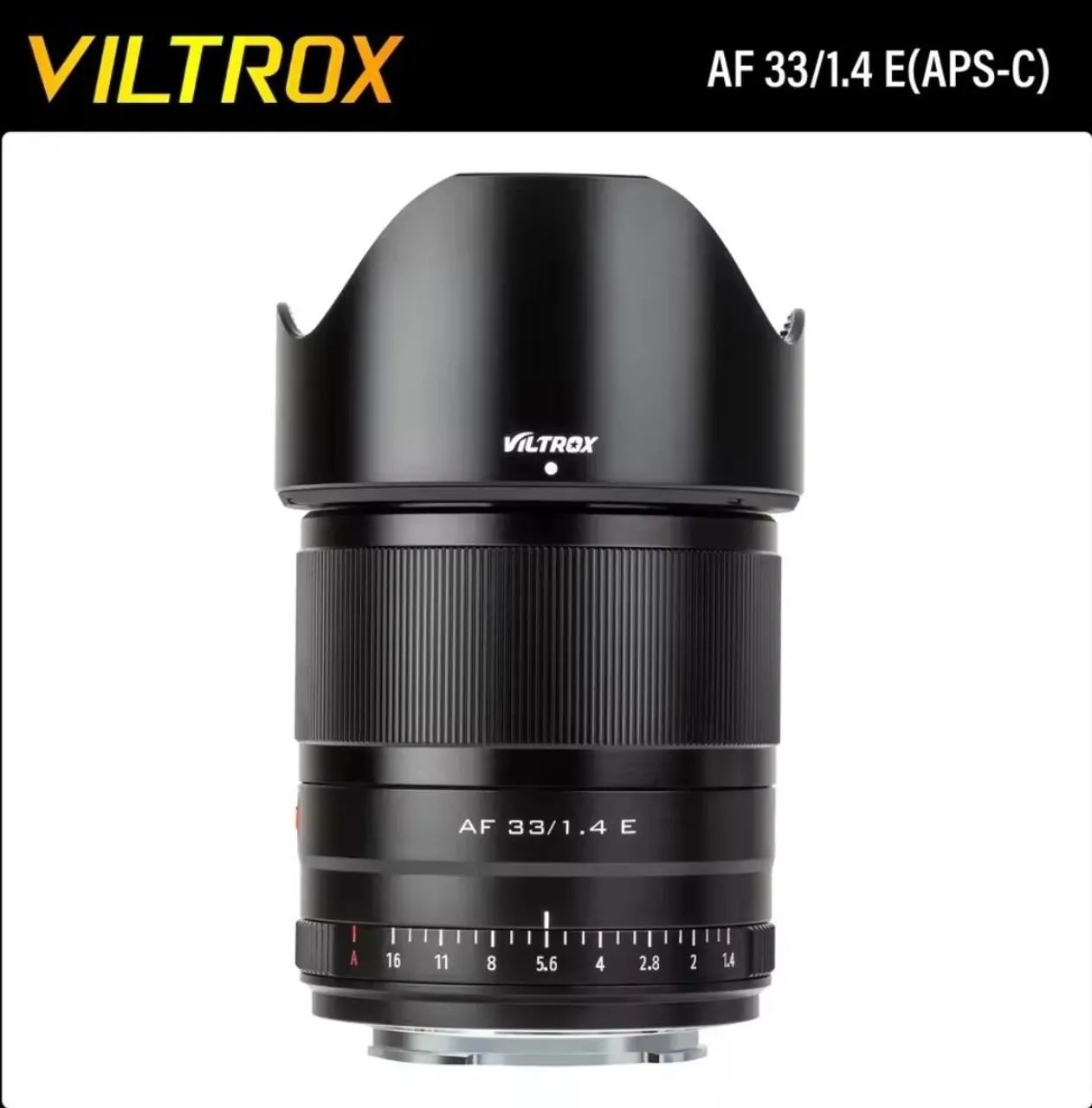 Viltrox 33mm F/1.4 E para Sony E-mount - Acessórios para Câmeras e