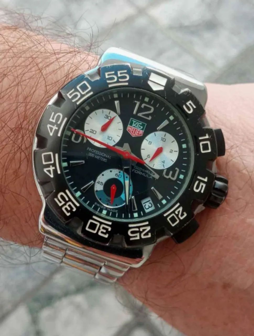 Relógio Tag Heuer Formula 1 Cronógrafo swiss made , belo exemplar
